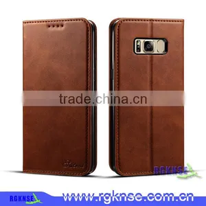 RGKNSE Fashion PU Flip Leather Wallt Cover Case for Samsung Galax S8 Phone Case thumbnail-6