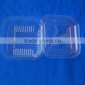 Eco-friendly Disposable Rectangular Clear Plastic Bread Trays For Sale thumbnail-1