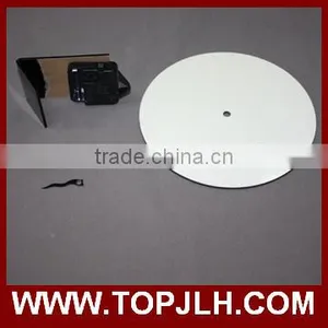 2017 China Suppliers TOPJLH Mini Wood Frame Sublimation Wall Clocks thumbnail-4