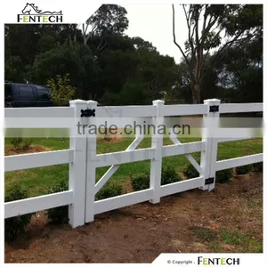 FenTECH Innovative Design 1m to 2.25m Width 3 Rail Horse Fence Gate and Fence Design thumbnail-1