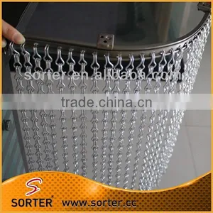 Decorative Aluminum Double Hook Chain Door Curtains thumbnail-1