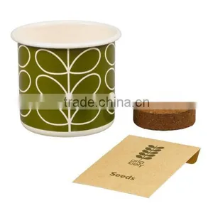 Enamel Small Plant Pot thumbnail-3