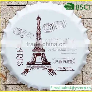YS91552 New Vintage Designs Most Popular Metal Beer Cap Design Metal Sign Tin Sign for Resturant Bar Decor thumbnail-3