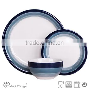 12pcs Handpainted Ceramic Dinner Set thumbnail-5