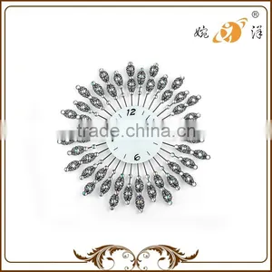 Custom Good Quality Lower Price Crystal Clear Design Wall Clock thumbnail-1
