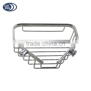 Simple Style Hanging Bathroom Shower Rack With Soap Dish thumbnail-2
