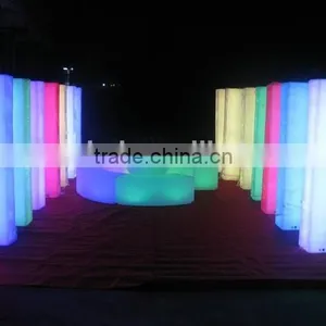 Outdoor Decorative Rechargeable Luminous Bar Outdoor Pillar thumbnail-3