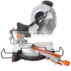 Latest 305mm 12in 1900w 15A Power Slide Compound Mitre Saw Wood Cutting Electric Sliding Circular Saw thumbnail-1