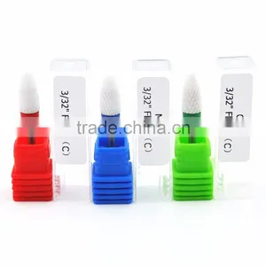 High Quality Flame Ceramic Nail Drill Bit Rotary Burr thumbnail-1