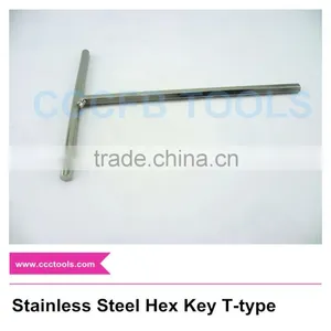 Non-magnetic 304 Stainless Steel Hex Key T-type,Allen Wrench,Stainless Steel Allen Spanner thumbnail-1