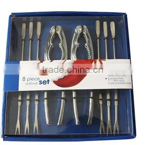 K0310 Stainless Stell Seafood Cracker Set 8PCS thumbnail-1