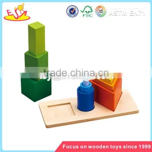 Wholesale High Quality Wooden Stacking Tower Blocks Toy Fashionable Kids Stacking Tower Blocks W13D039 thumbnail-5