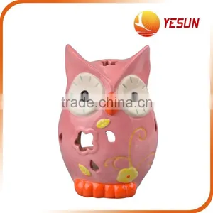 Candle Holder,Ceramics Candle Holder ,Owl Candle Holder thumbnail-1