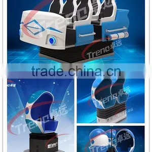 2017 Hot Sale Entertainment Park Attractive Design Game Machine 9D Cinema Rollar Coaster Simulator thumbnail-1