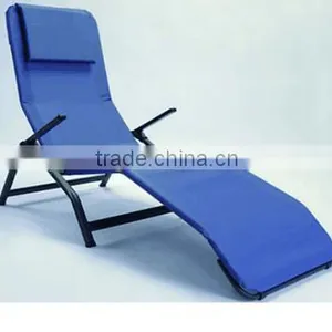 Special Steel Oval Tube Folding Beach Chair Sunbed thumbnail-1