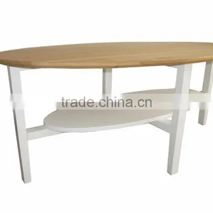 Wholesale Coffee Table Olied Finished Solid Wood Furniture for Sale thumbnail-3