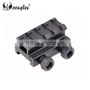D0028 21mm Picatinny Rail Weaver Huntng Accessories Gun Scope Mount Raiser Rail Weaver With 2 Stop Pins thumbnail-1