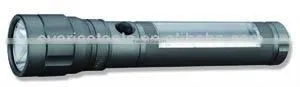 Solar Rechargeable Aluminium Flashlight thumbnail-1