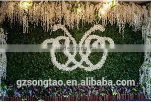 New Fashion Artificial Wedding Flower Wall Wedding Backdrop on Sale thumbnail-1