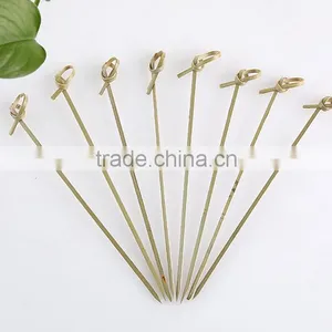New Design China Wholesale Food Bamboo Fruit Skewers Pick thumbnail-5