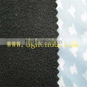 Jersey Fabric Bonded Polar Fleece Fabric for Apparel thumbnail-3
