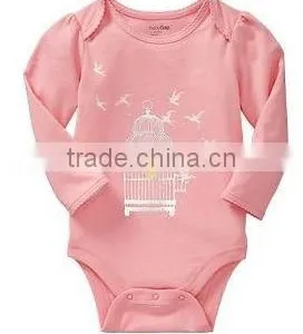 Long Sleeve Cotton Baby Romper thumbnail-1