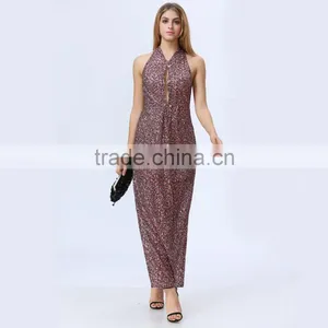 Woman Model Sexy Latest Design Picture Cloth Designer One Piece Party Dress thumbnail-3