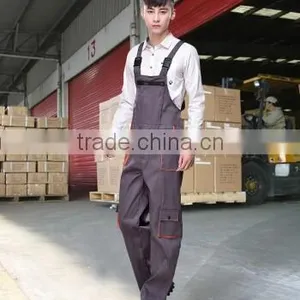Bib Overalls / Auto Repair 4S Shop Men's Outdoor Welding Engineering Machinery Repair Uniforms / Siamese Protective Clothing thumbnail-2