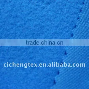 100%polyester Interlock Fabric, Solid Dyed, Back Brushed thumbnail-1