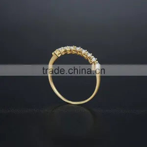 Exquisite Fashion Beautiful Finger Pure Gold Ring Designs thumbnail-2