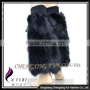 CX-A-29B Winter Genuine Raccoon Fur Leg Warmer Wholesale thumbnail-2