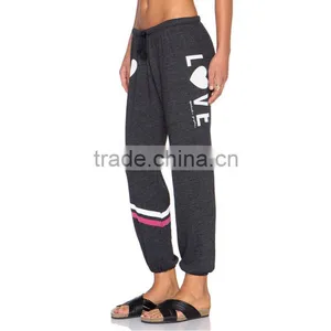 Cheap Wholesale Sweatpants Cotton Print Joggers xl Women Trousers thumbnail-2