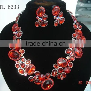CZ Stone Wedding Jewelry Set, Wedding Jewelry, Fashion Necklace Sets,quality Jewelry,hot Jewelry,custom Jewelry,alloy Jewelry thumbnail-1