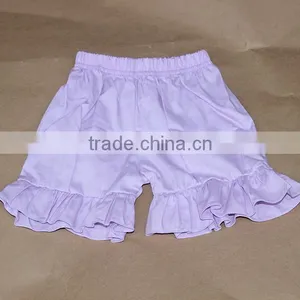 Children's Boutique Clothing Kids Soft Pink Ruffle Shorts Pant Baby Girl Short Hot Bloomers thumbnail-5
