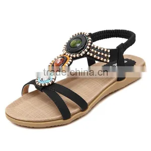 Zm50191b Plus Size Lady Shoes Breathe Falt Women Sandal thumbnail-2