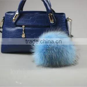 Factory Supply 100% Real Raccoon Fur Pompoms Luxurious Fur Balls Genuine Fur Pom Pom for Bag Hats Cap Scarf Gloves Attached the thumbnail-5