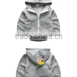 Latest Nice Design Children Knit Hoodies,custom Casual Kids Hoody Dress thumbnail-3