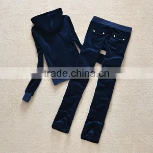 Designer Woman Fleece Hoodie Suit Ladies Sports Wear Women Winter Tracksuit thumbnail-2