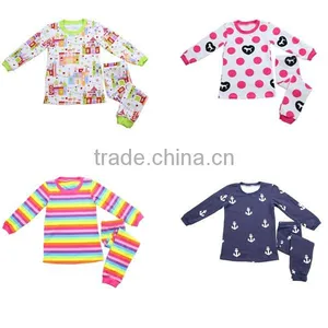 Bulk Wholesale Kids Clothing Baby Kids Pajamas Fall Children Boutique Pajamas thumbnail-1