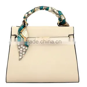 DY0034Z Europea Fashon Ladies Scarf Tote Handbag thumbnail-1