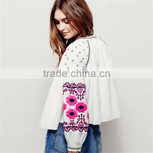 2017 OEM Ladies Embroidered Vintage Swingy Home Coat thumbnail-2