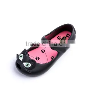 Hook and Loop Closure Mini Melissa Shoes, New Cat Design Mini Melissa thumbnail-3