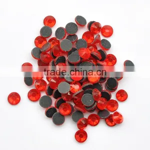 Crystal Hot Fix Rhinestone Glass Flat Back Beads Shiny Garment Accessories thumbnail-1