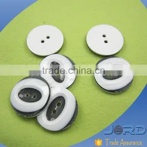 SGS Certified Wholesale Newest Fashion 2 Hole Black and White Button,doll Fish Eye Button thumbnail-1