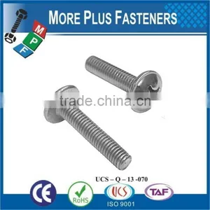 Made in Taiwan Metric Coarse Phillips Flange Pan Head Machine Screw DIN 967 thumbnail-3