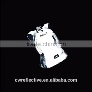 Custom Silver Grey Waterproof 0.6mm Abrasive Resistance Reflective pu Leather Fabric for Sewing Shoe thumbnail-6