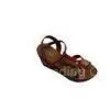 Top Quality Fashion Red PU Summer Ladies Wedge Sandals With 9.5cm Heels, 36-41 Size thumbnail-1