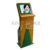 WIN LINUX / XP Touch Screen Information Kiosk For Ticket Booking thumbnail-1