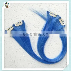 Cheap Girls Colored Hairpiece Synthetic Clip In Hair Extensions HPC-0161 thumbnail-3