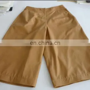 Ladies Loose Short Sheep Leather Pants thumbnail-3